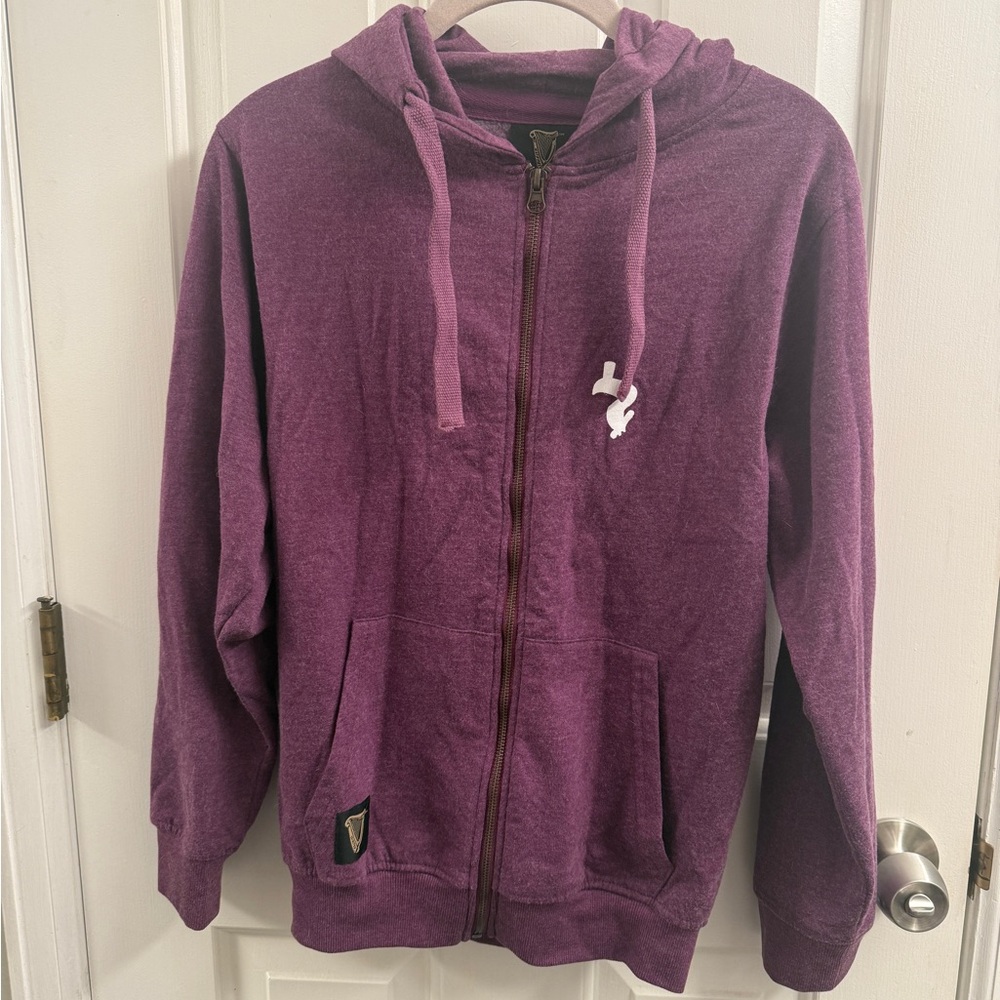 NWT Guinness Women’s Purple zip-up Hoodie